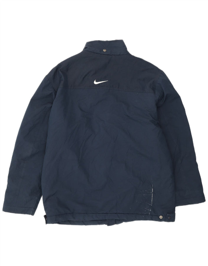 Męska kurtka wiatrówka Nike UK 42/44, duża, granatowa