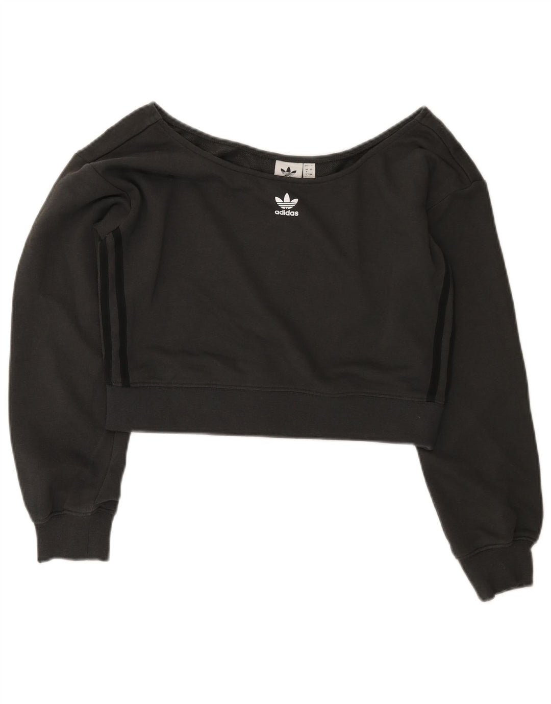 Damska bluza Adidas Oversized Crop Jumper UK 8 Small Black