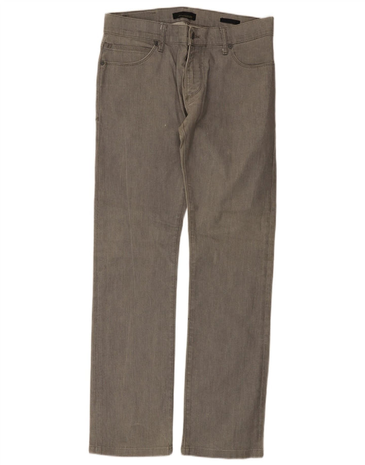 Męskie proste dżinsy Zara EU 42 Large W32 L32 Szare