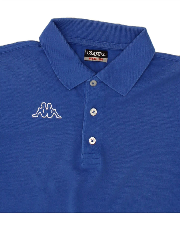 KAPPA Mens Polo Shirt Medium Navy Blue Cotton Vintage Kappa and Second-Hand Kappa from Messina Hembry 
