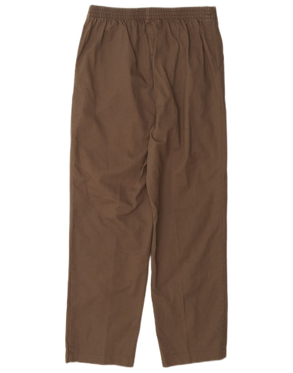 Spodnie damskie Marks & Spencer Straight Casual UK 8 Small W26 L26 Brązowe