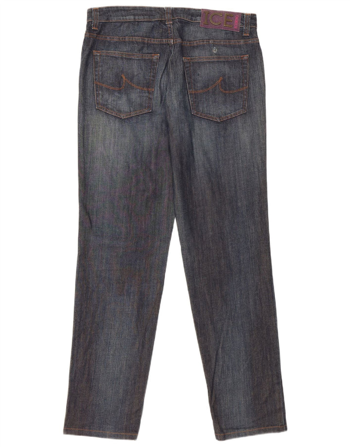 Jeansy damskie Iceberg W32 L32 Granatowe bawełniane