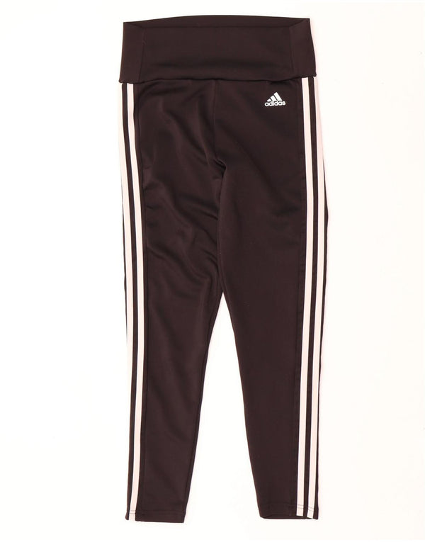Damskie legginsy Adidas Aeroready UK 8/10, małe, czarne, poliestrowe
