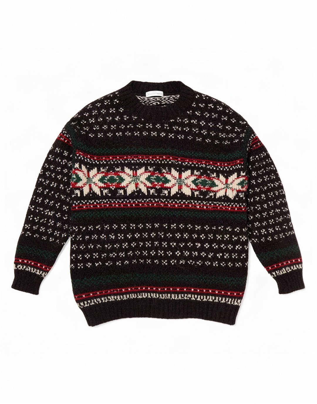Marks & Spencer Męski sweter St. Michael z okrągłym dekoltem XL, czarny