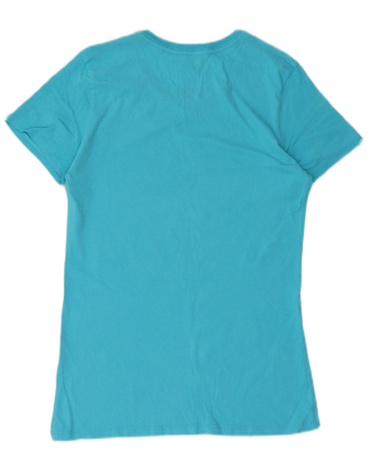Damska koszulka Nike Slim Fit Graphic Top UK 12 Średni niebieski