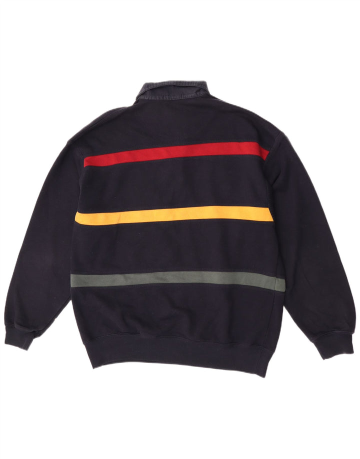 Marks & Spencer Męski sweter St. Michael w średnie granatowe paski