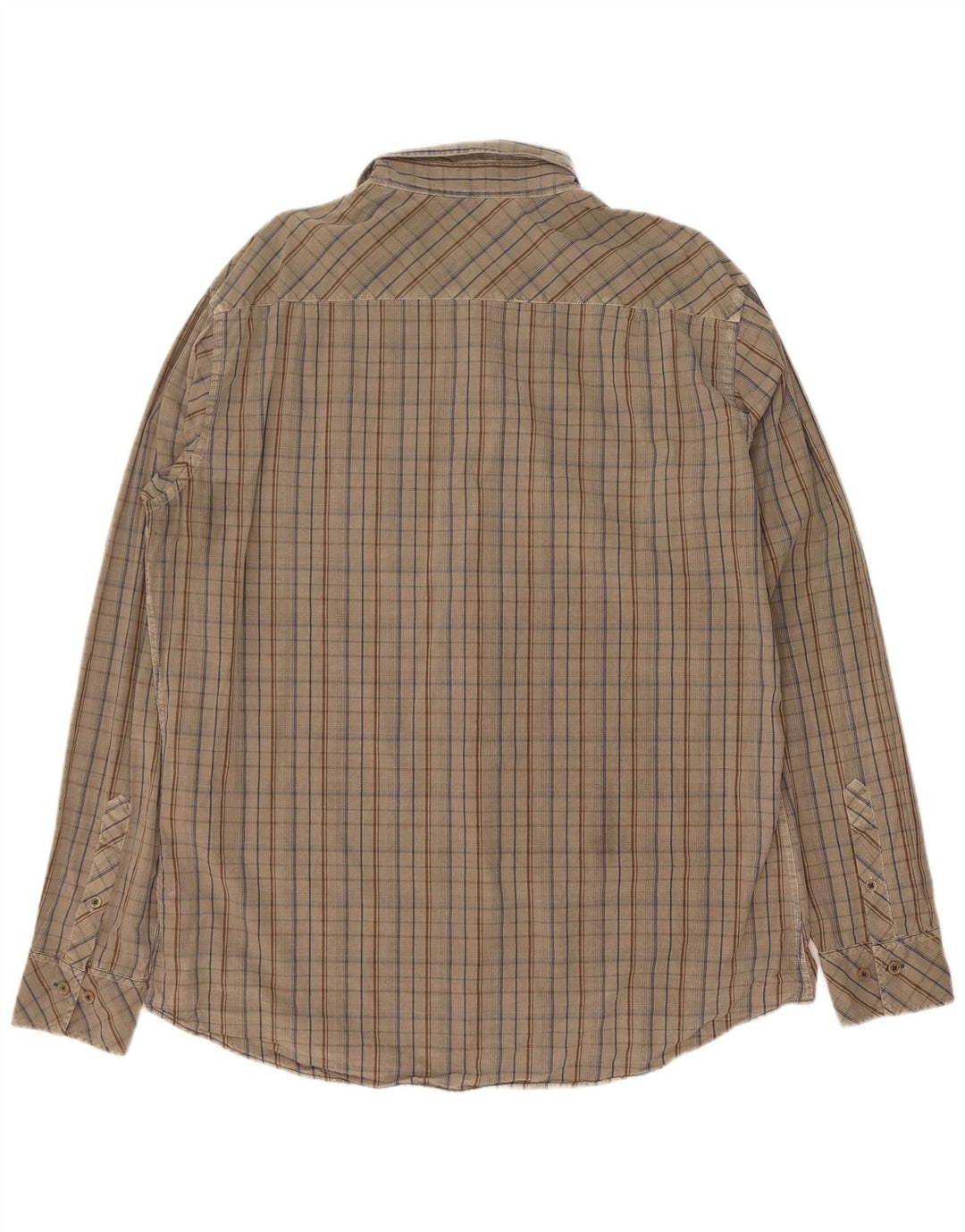 Męska koszula o regularnym kroju Marlboro Classics 2XL, bawełniana krata khaki
