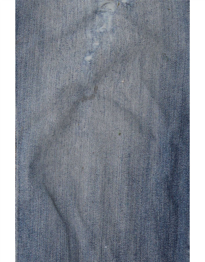 Męskie jeansy Wrangler w trudnej sytuacji W38 L27 niebieskie