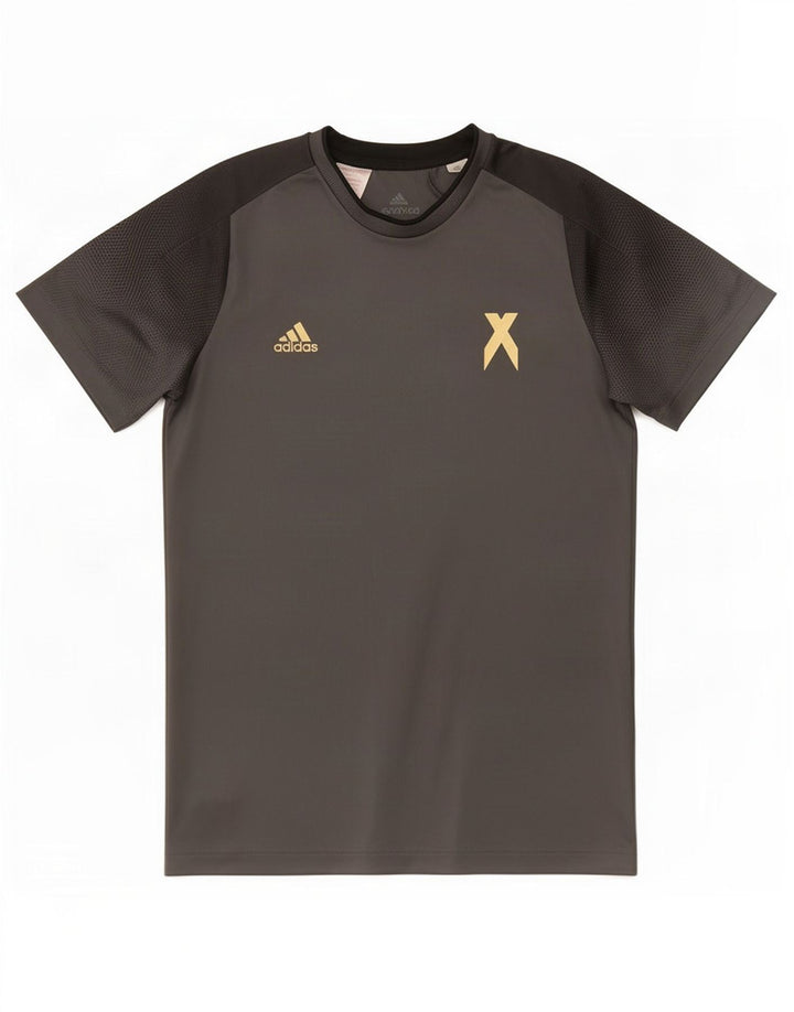 Adidas Chłopięcy T-shirt Top 13-14 Lat Szary Poliester