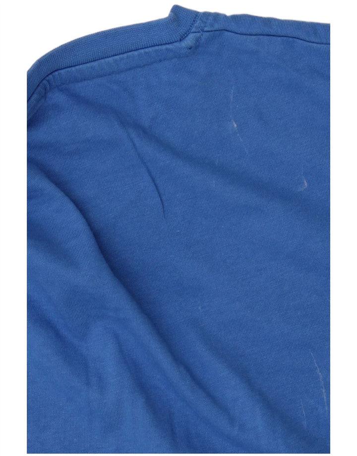T-shirt męski Ellesse Top, średni, granatowy, bawełniany blok kolorów