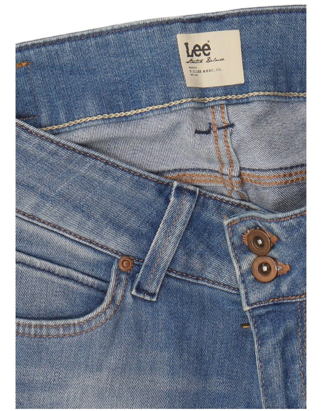 Damskie jeansy Lee Bootcut W24 L33 Niebieskie