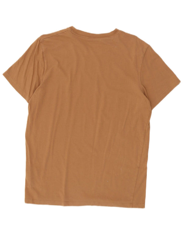 T-shirt męski Jack & Jones, duży, brązowy, bawełniany