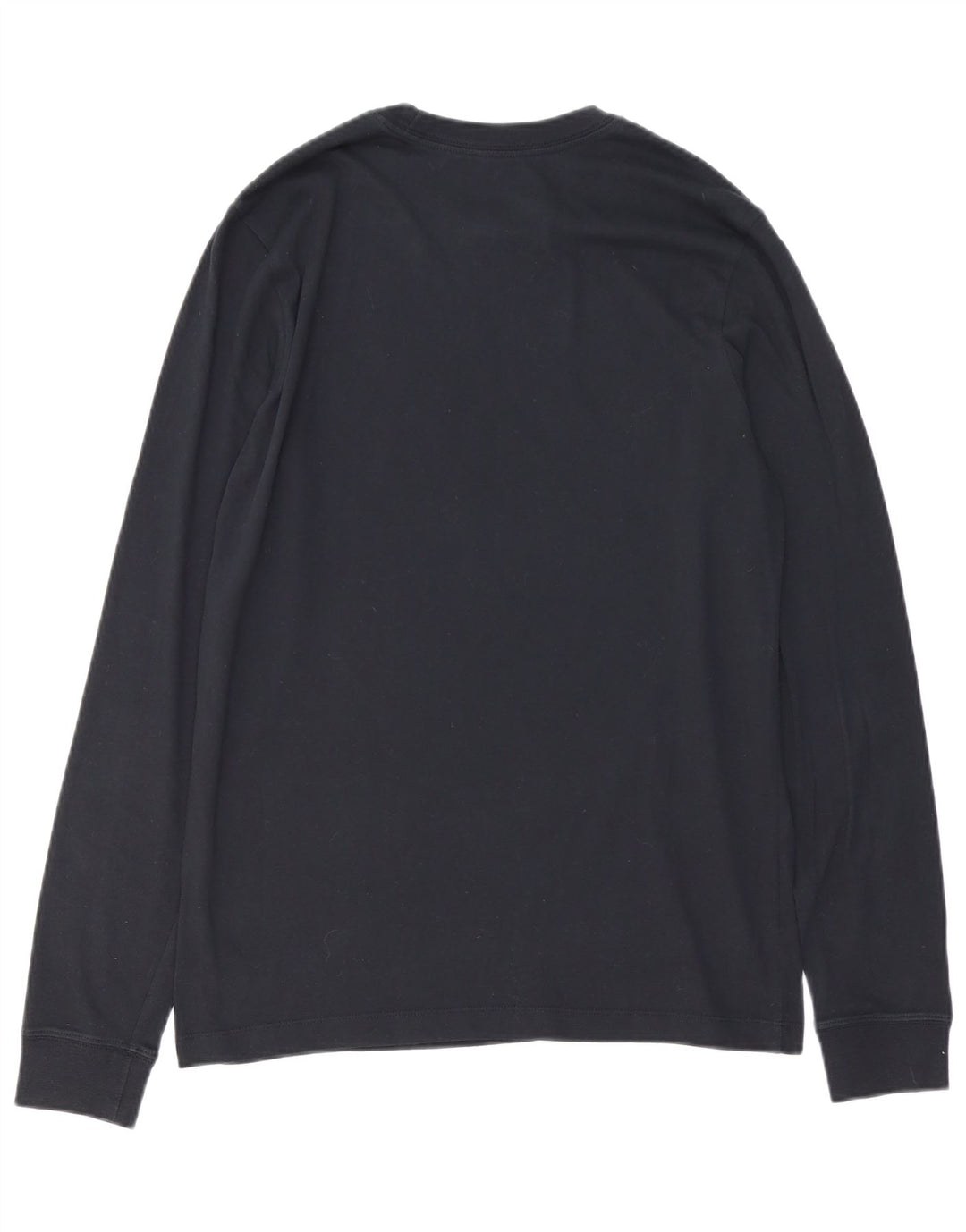 Męska koszulka do koszykówki z grafiką Nike, z długim rękawem, w kolorze średniego granatu