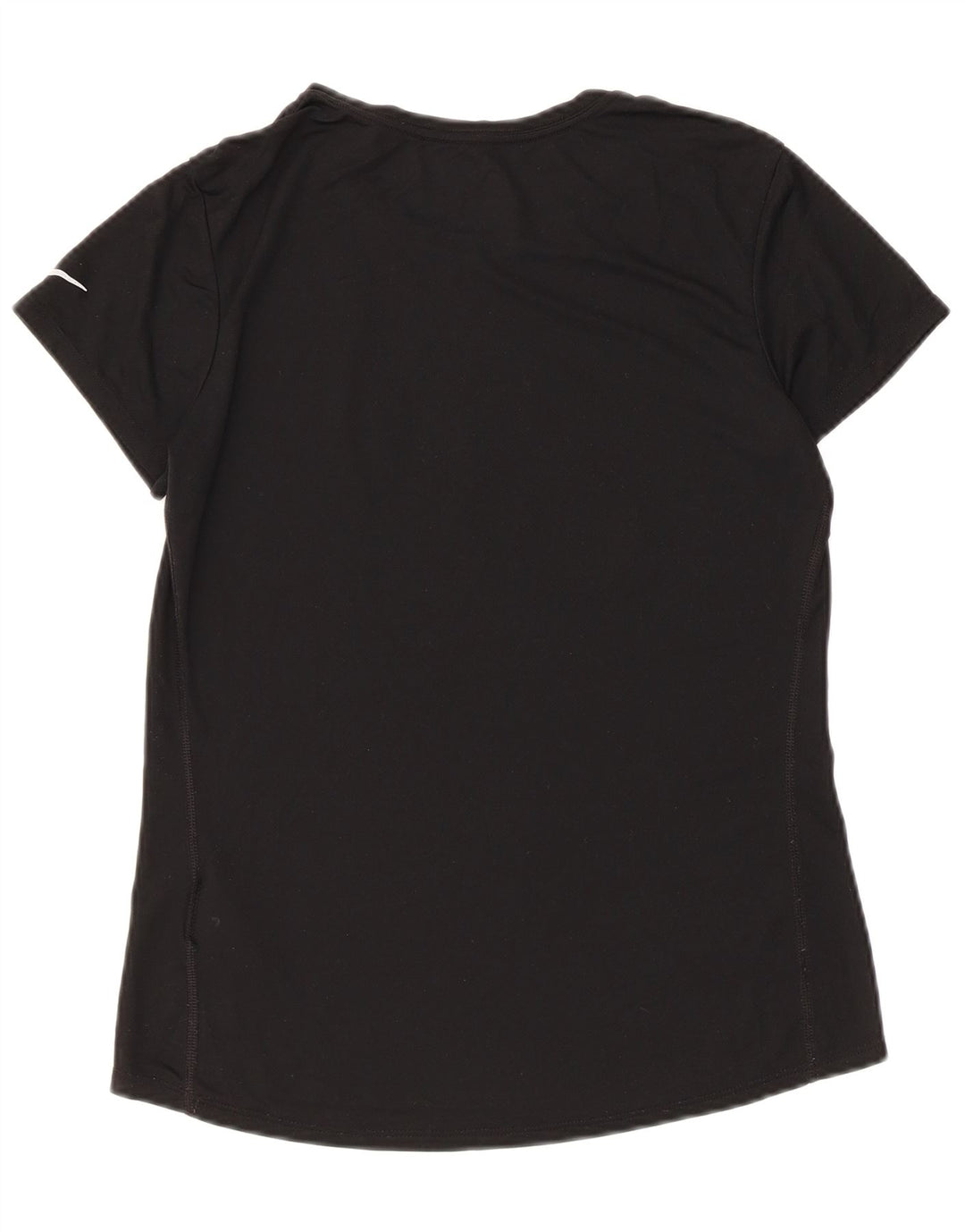 Damska koszulka Nike Dri Fit Graphic Top UK 12, średni czarny poliester