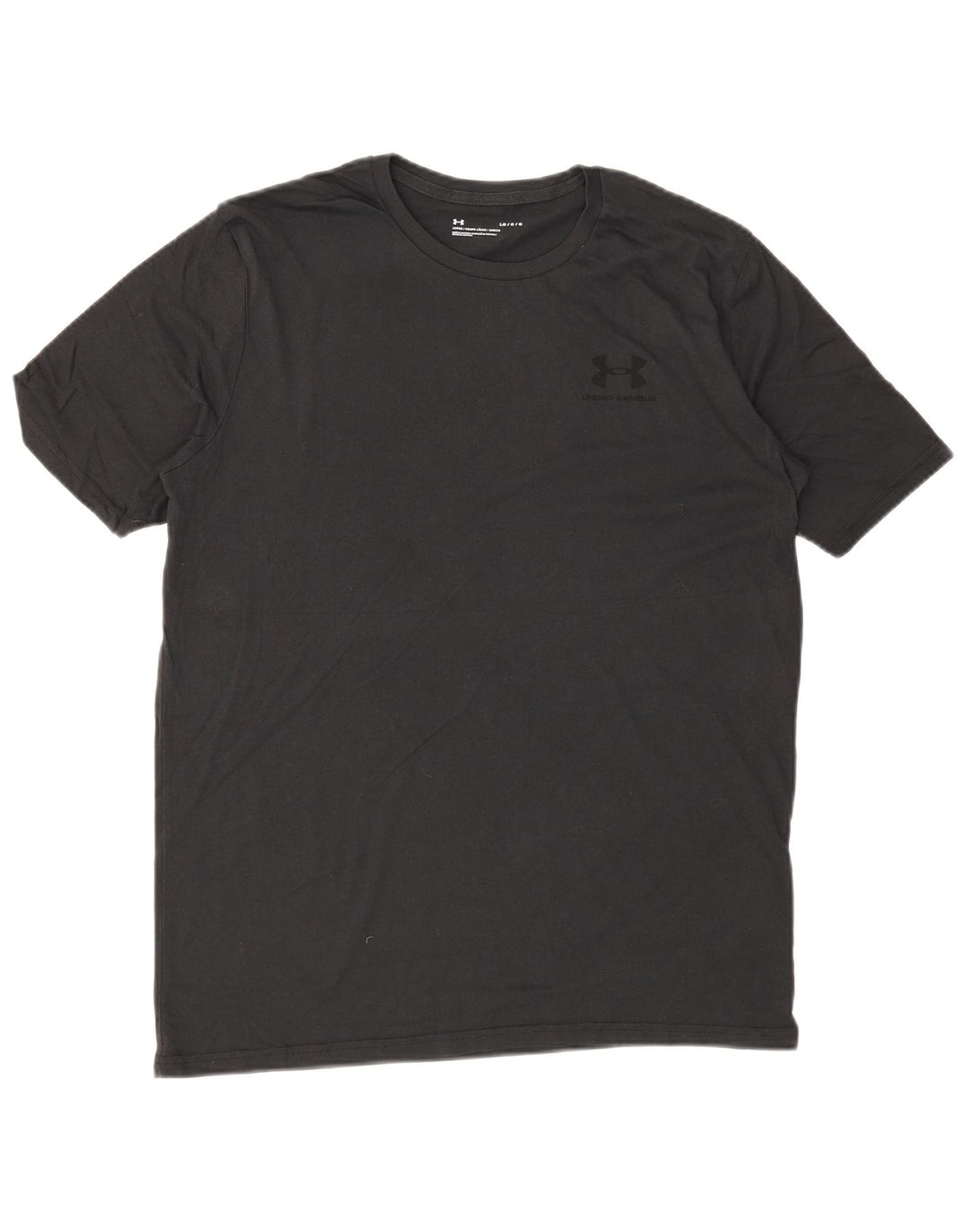 UNDER ARMOUR Męski T-shirt Top, duży, szary, bawełniany