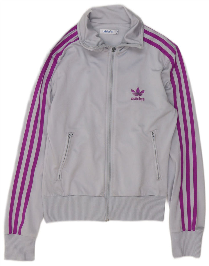 Damska kurtka dresowa Adidas EU 34 XS Szary poliester