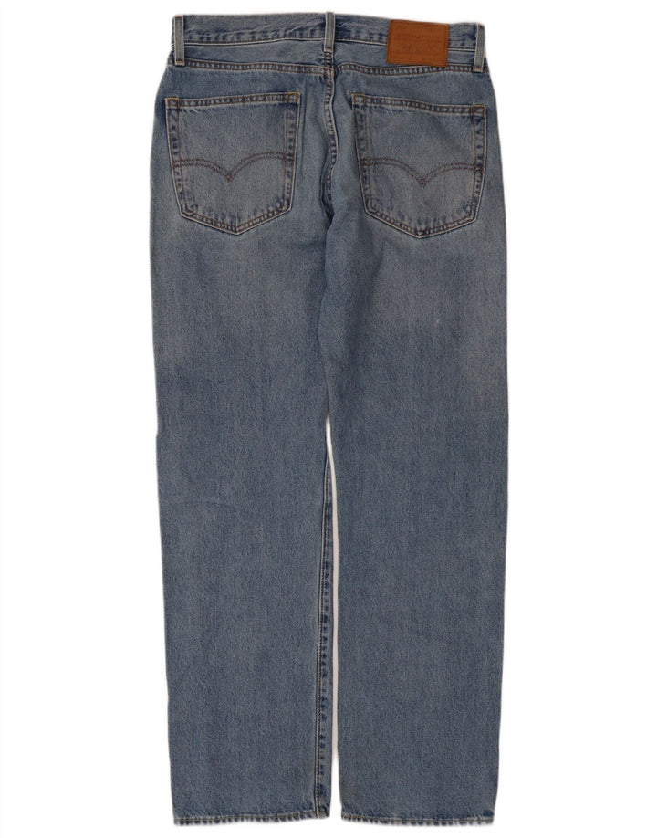 Męskie jeansy Levi's 551 Straight W30 L32 Niebieskie bawełniane