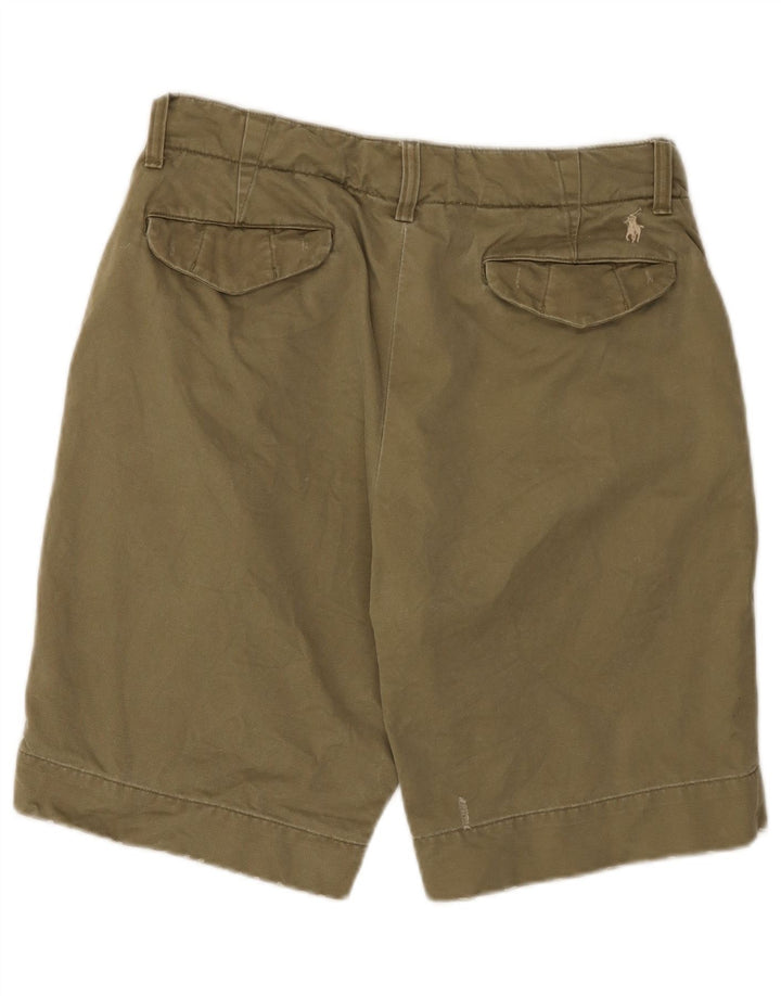 POLO RALPH LAUREN Męskie spodenki Chino W30 Średnia bawełna khaki