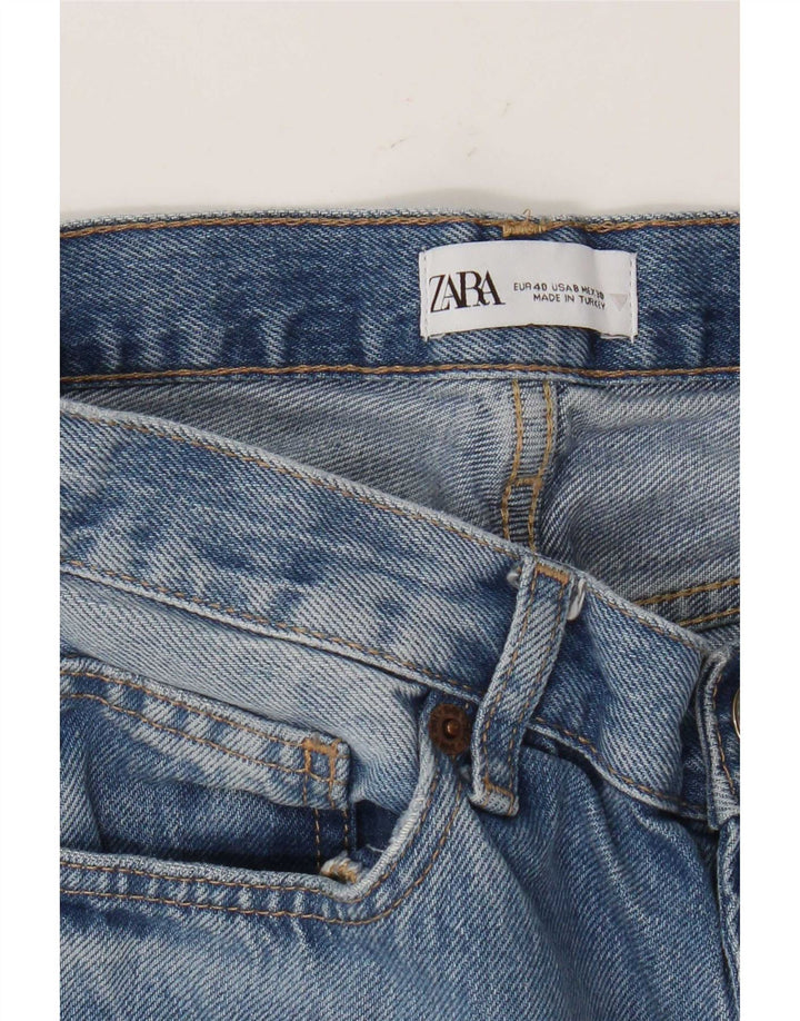 Damskie proste dżinsy Zara EU 40 Medium W30 L33 Niebieskie