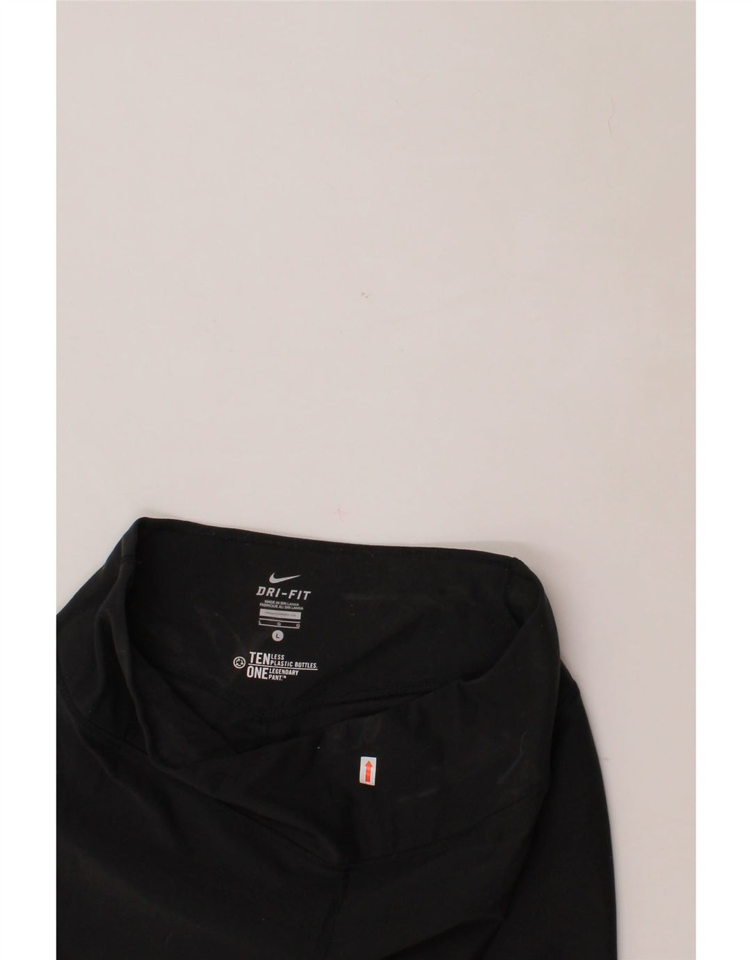 NIKE Womens Dri Fit Capri Leggings UK 14 Large Black Polyester Vintage Nike and Second-Hand Nike from Messina Hembry 