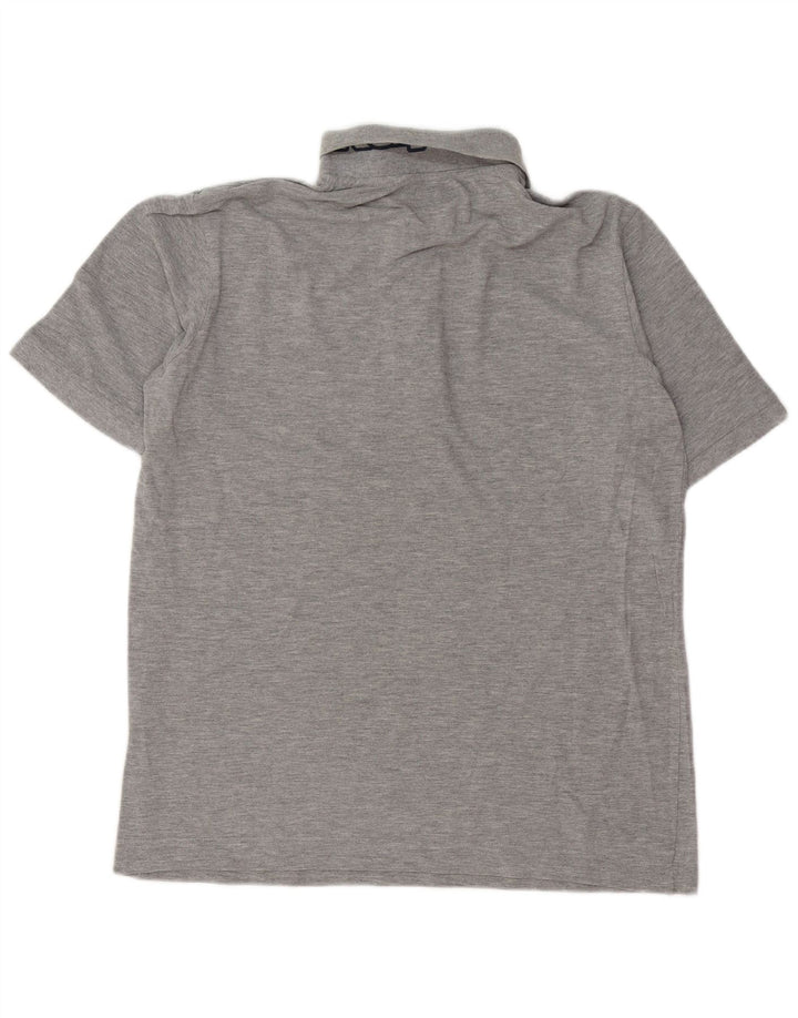 Męska koszulka polo Kappa, duża, szara, bawełniana