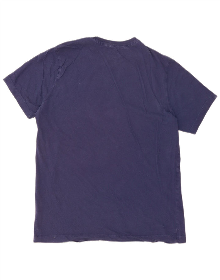 Męski T-shirt z grafiką Nike, średni, granatowy, bawełniany