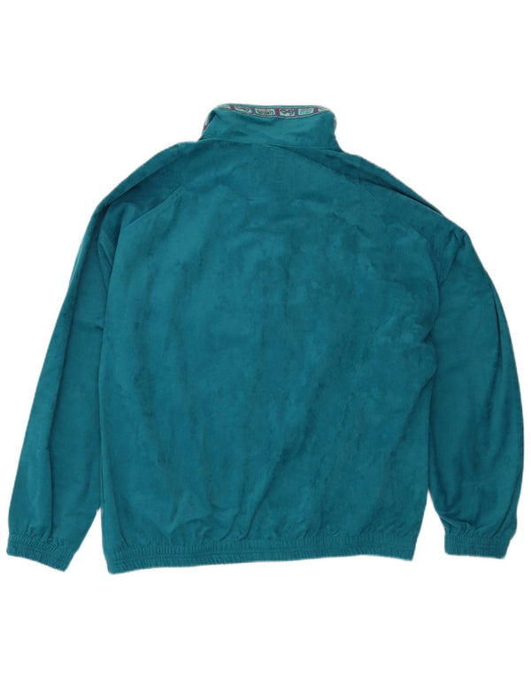 Great Escapes Mens Pullover Tracksuit Top Jacket IT 52 Large Turquoise