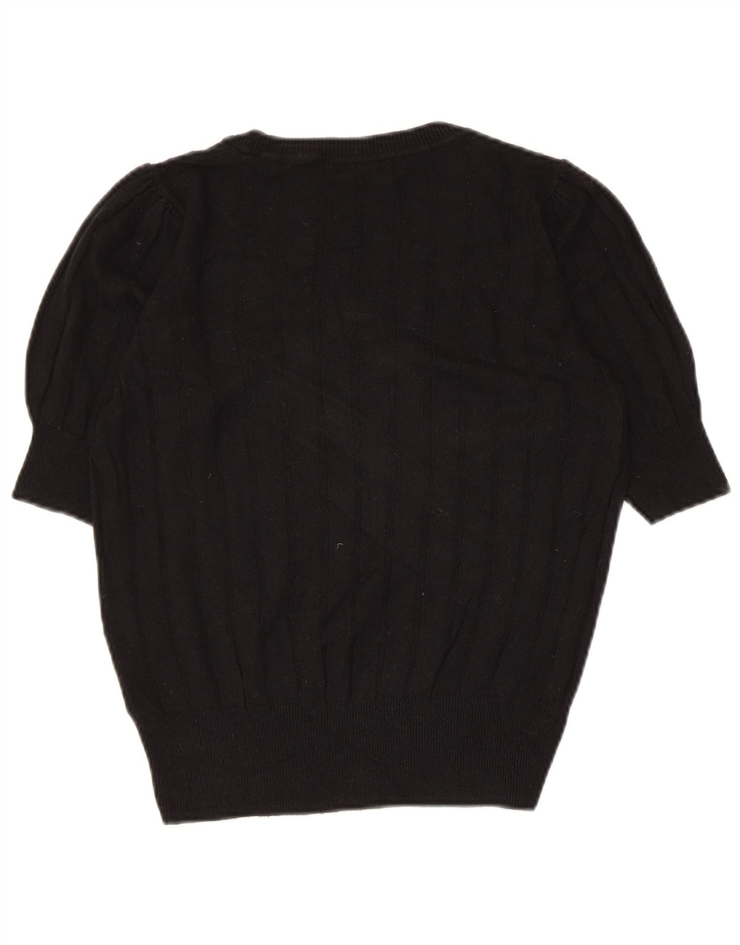 Marks & Spencer Damski sweter z dekoltem w łódkę, UK 10, mały, czarny