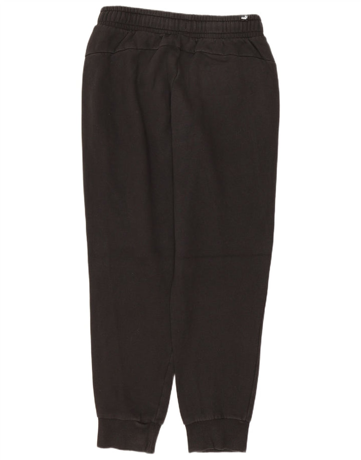 Męskie spodnie dresowe Puma z grafiką, średnie czarne