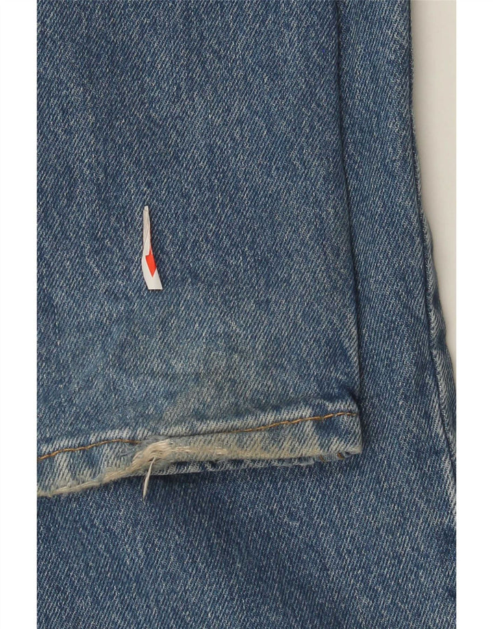 Męskie jeansy Levi's 516 Straight W34 L32 Niebieskie bawełniane