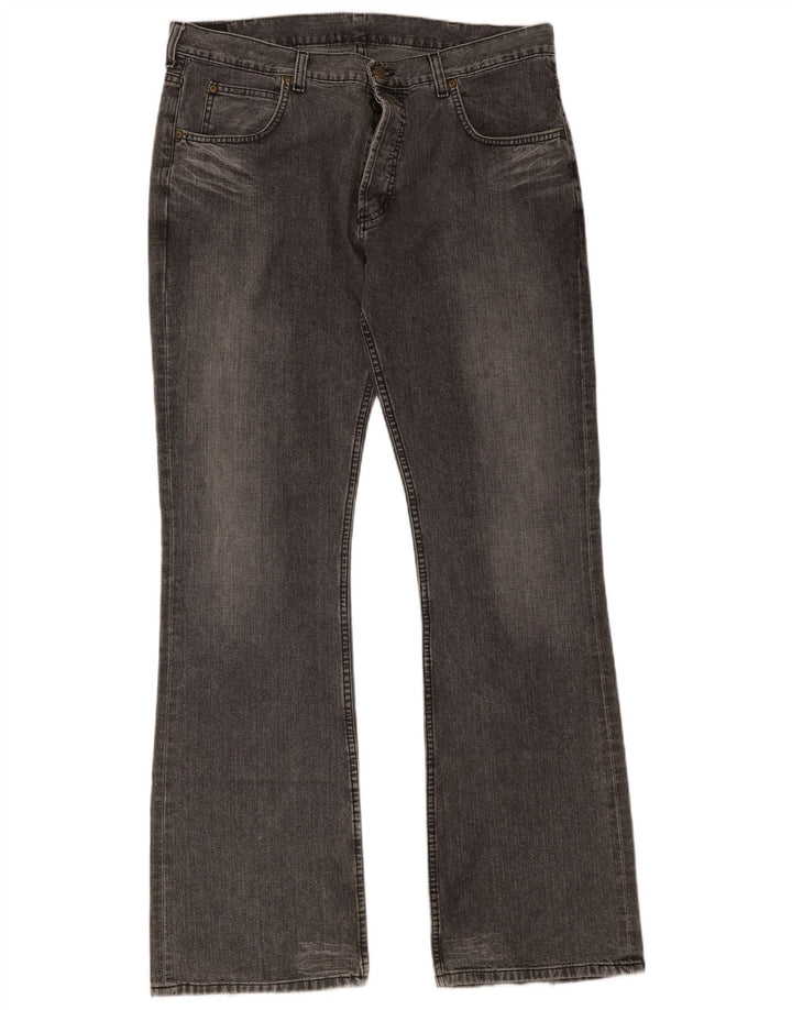 Męskie dżinsy Bootcut Lee W38 L36 Szara bawełna