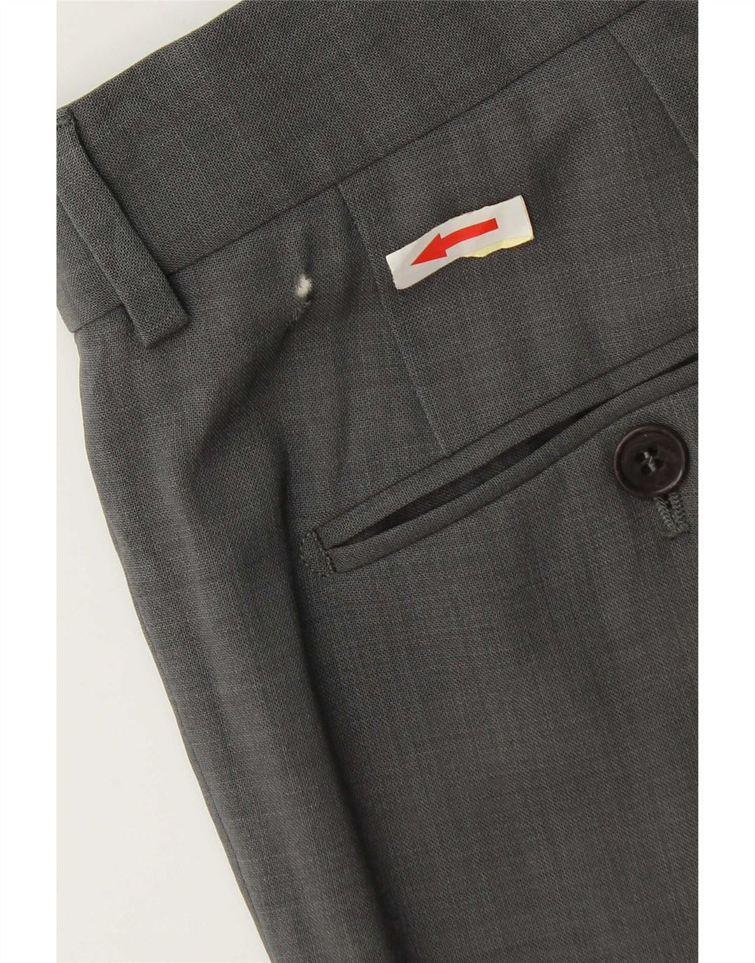 Męskie spodnie garniturowe Hugo Boss W34 L34 szare