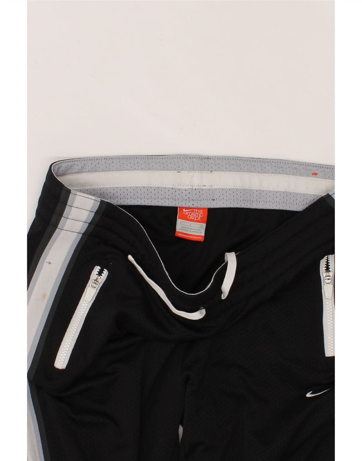 NIKE Womens Tracksuit Trousers UK 10 Small  Black Colourblock Polyester Vintage Nike and Second-Hand Nike from Messina Hembry 