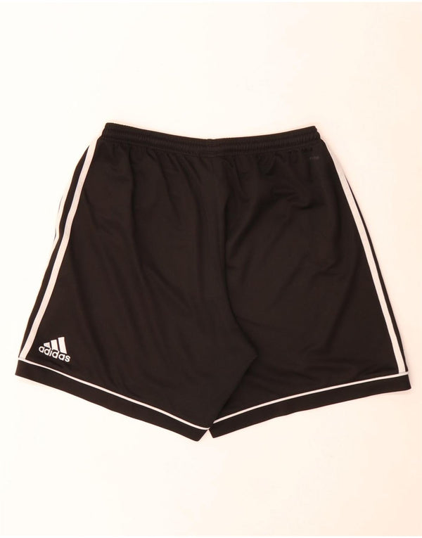 Męskie spodenki sportowe Adidas Climalite, duże, czarne, poliestrowe