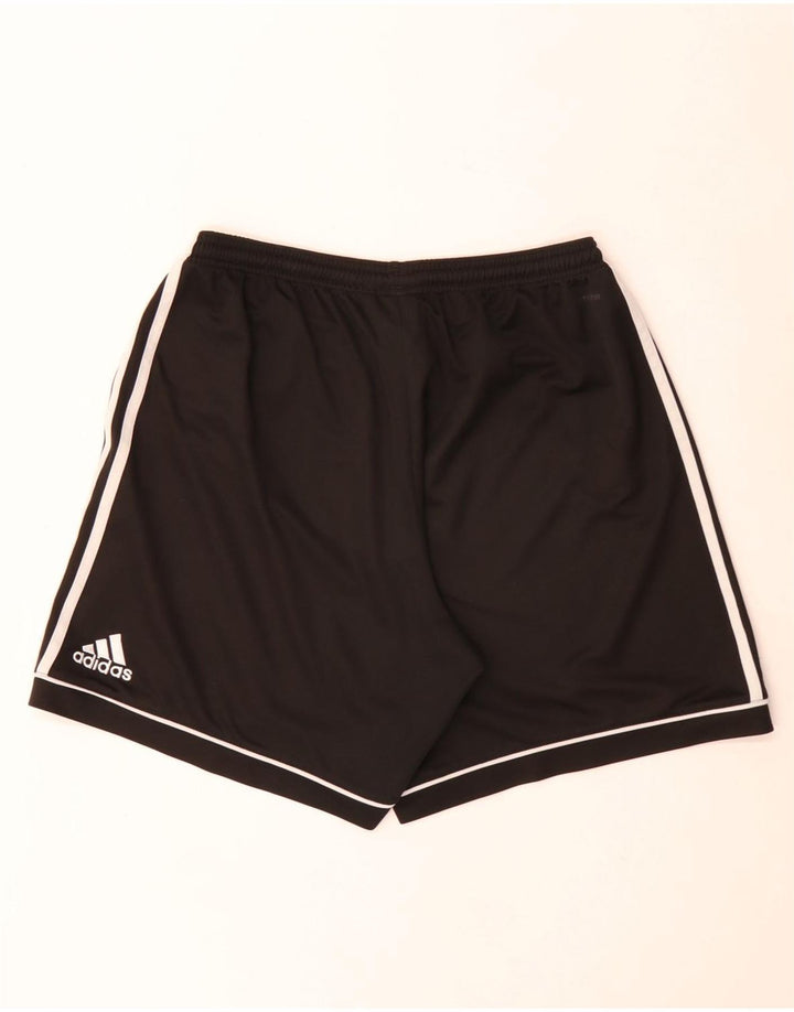 Męskie spodenki sportowe Adidas Climalite, duże, czarne, poliestrowe