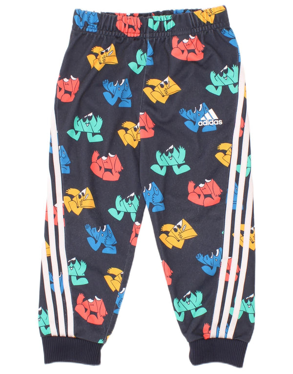 Spodnie dresowe Adidas Baby Boys Graphic Joggers 18-24 miesięcy Granatowe
