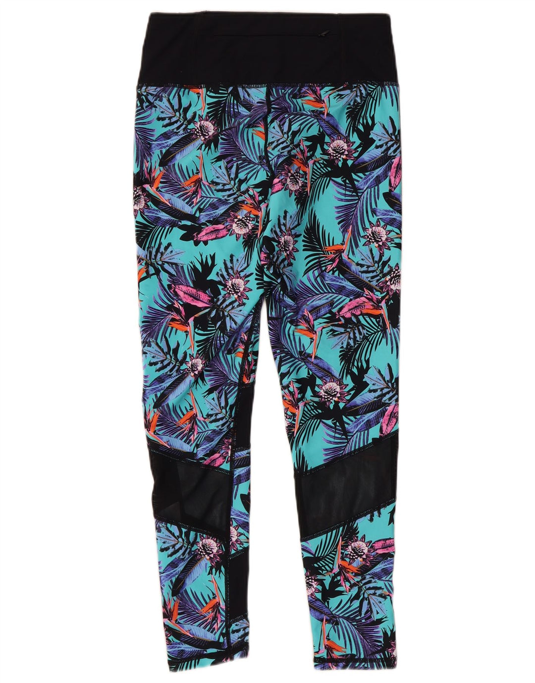 Damskie legginsy Superdry Graphic Crop UK 12, średnie, wielokolorowe kwiaty