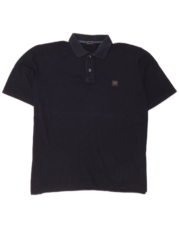 Męska żeglarska koszulka polo Paul & Shark, 2XL, granatowa, bawełniana