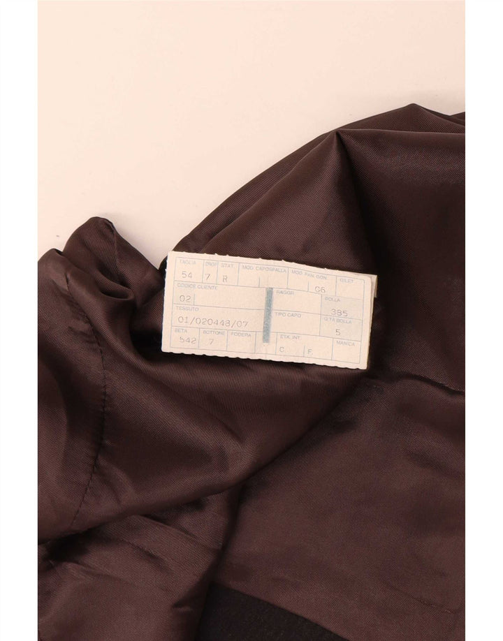 Vintage męska kamizelka IT 54 XL czarna wełna