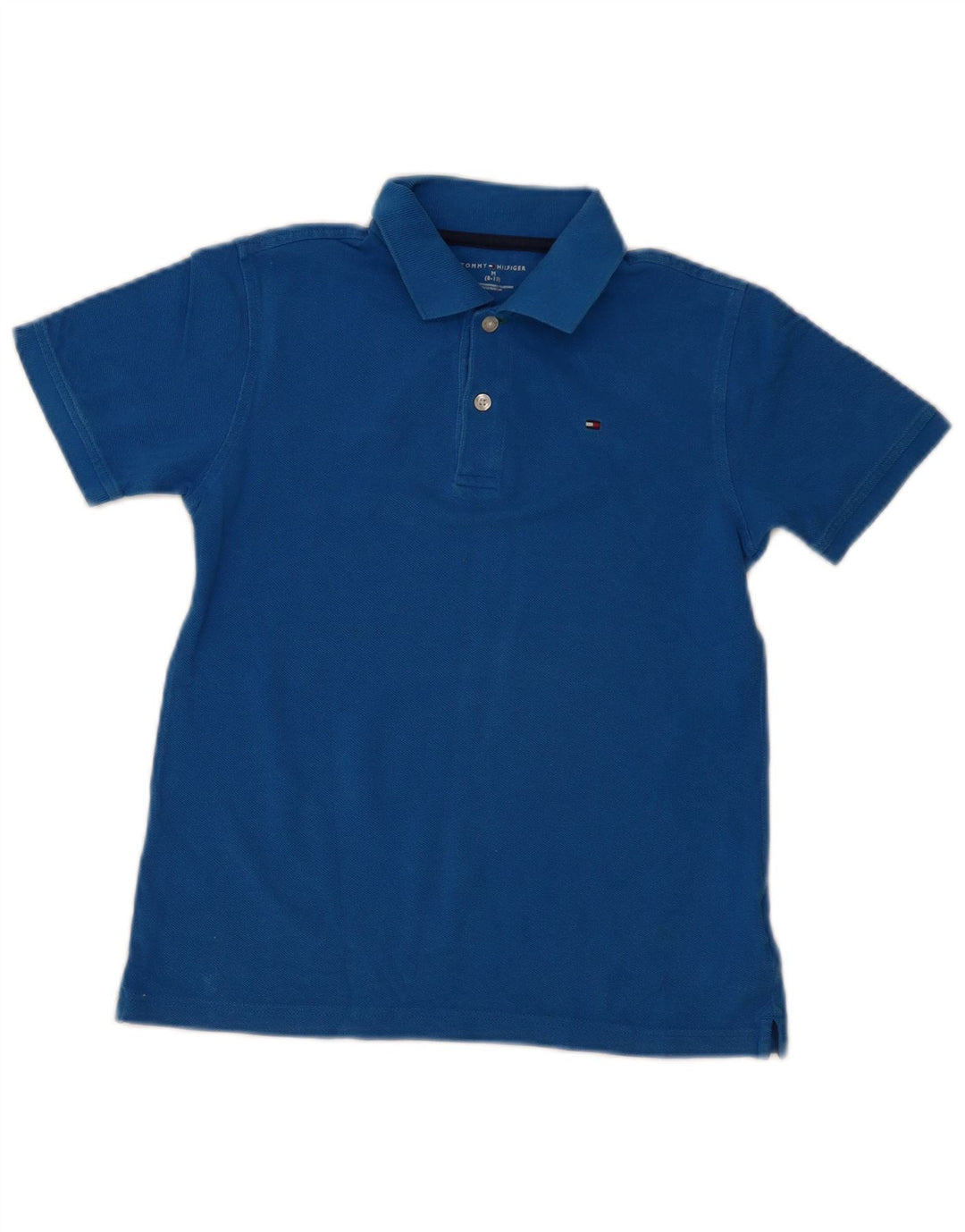 Chłopięca koszulka polo Tommy Hilfiger 8-9 lat, niebieska, bawełniana