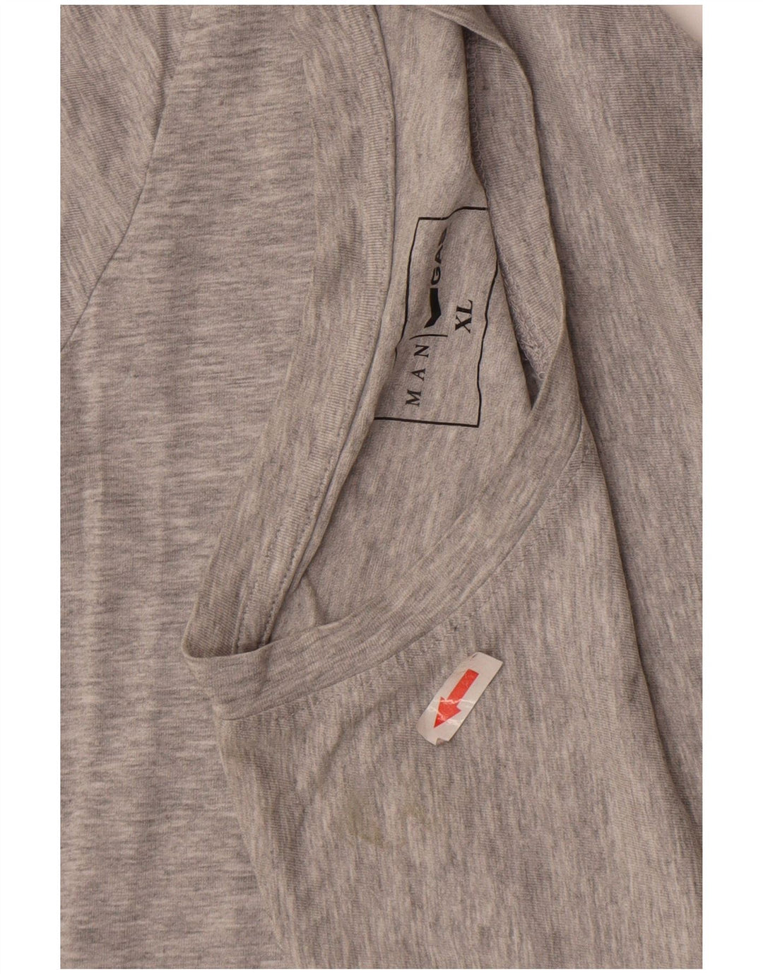 T-shirt męski Gas Top XL, szary, bawełniany