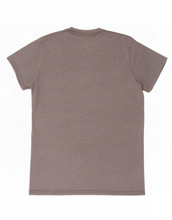 T-shirt męski Hollister, mały, szary, z bawełny w plamki