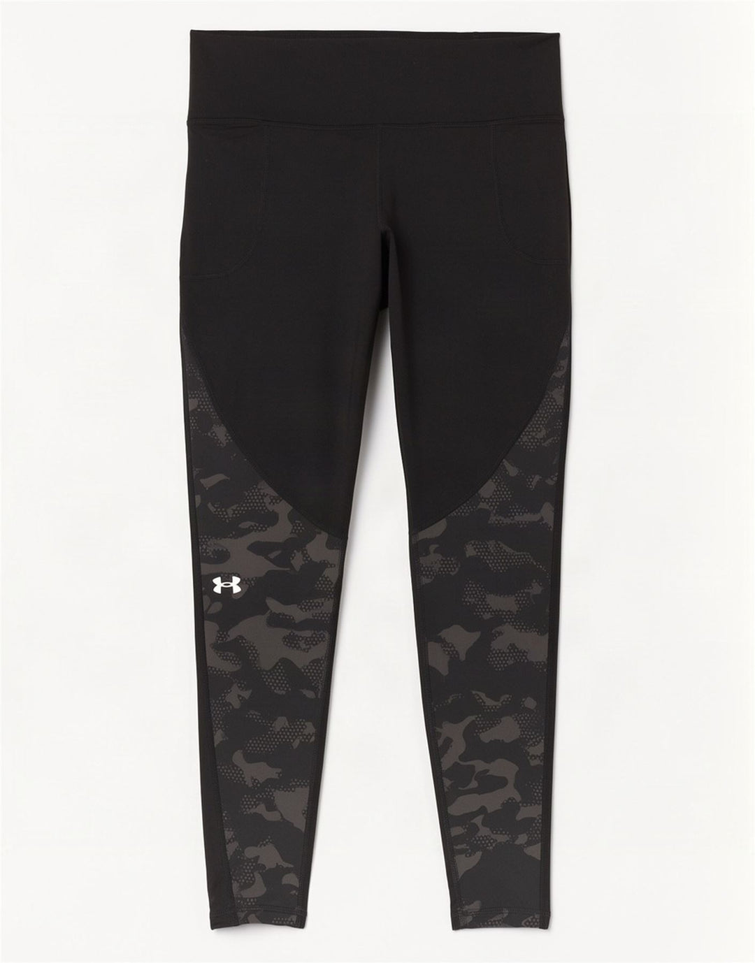 Damskie legginsy Under Armour Cold Gear UK 14, średni czarny kamuflaż