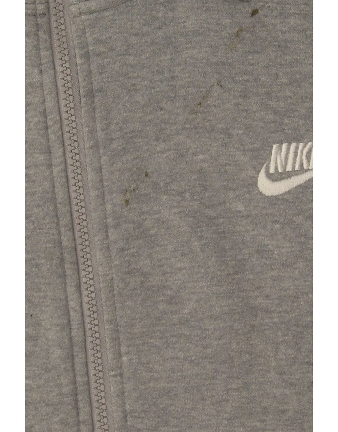 Męski sweter z kapturem i zamkiem błyskawicznym Nike XL, szara bawełna