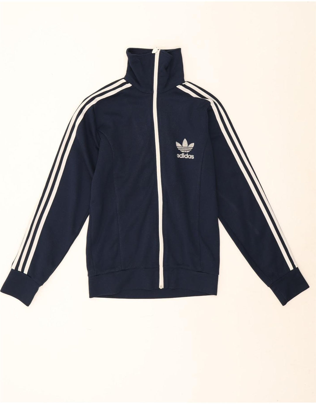 Adidas Męska Dresowa Kurtka Top XS Granatowa Bawełna