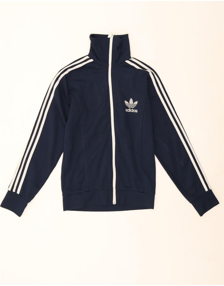 Adidas Męska Dresowa Kurtka Top XS Granatowa Bawełna