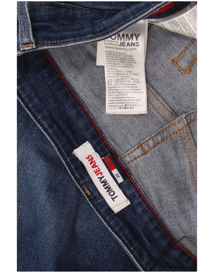 Męskie jeansy slim fit Tommy Hilfiger W30 L29 Niebieskie bawełniane