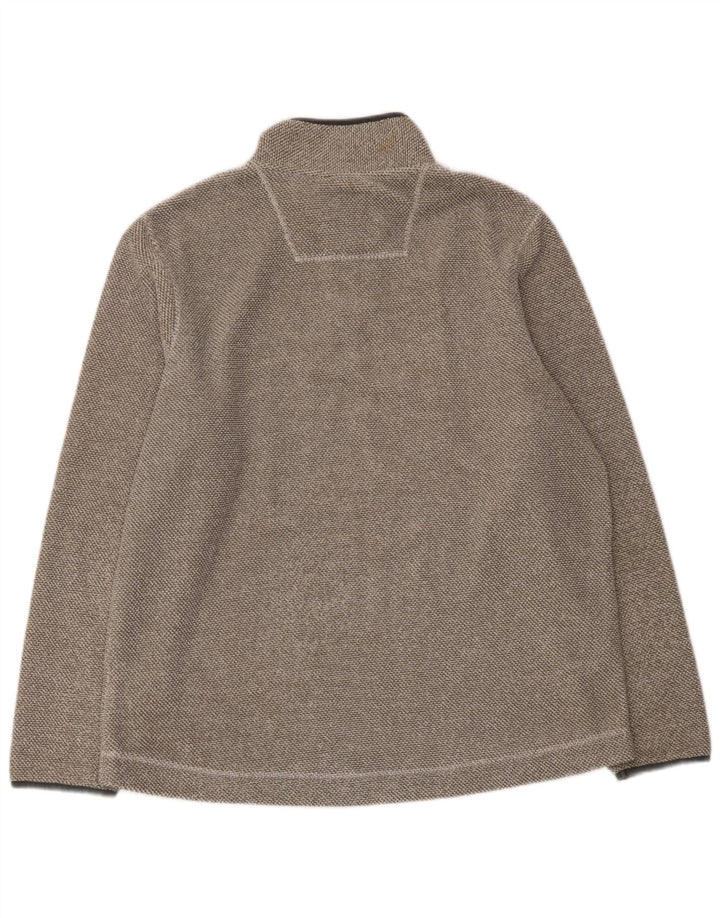 Męski sweter polarowy WEIRD FISH z zamkiem błyskawicznym XL, szary poliester