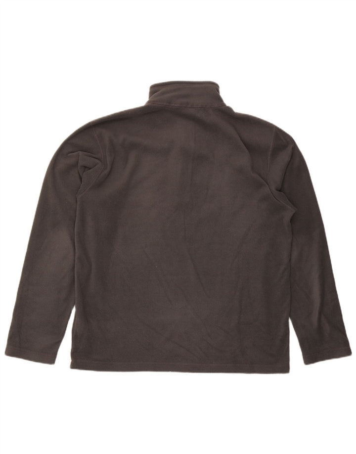 Męski sweter polarowy The North Face z zamkiem błyskawicznym, duży, szary, poliestrowy