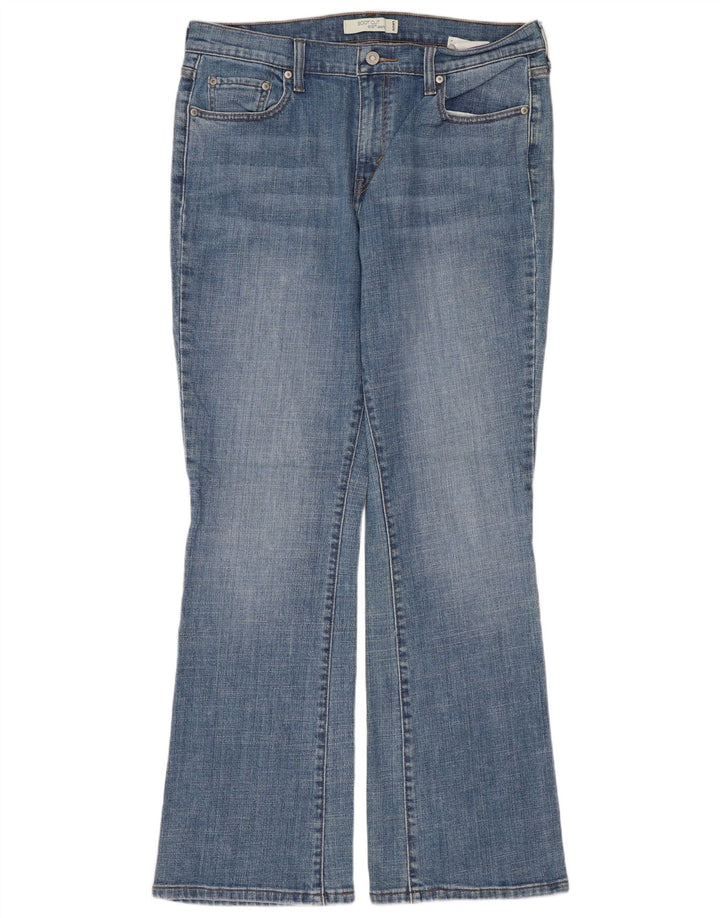 Damskie jeansy LEVI'S 515 Bootcut US 12, duże, W34 L31, niebieska bawełna